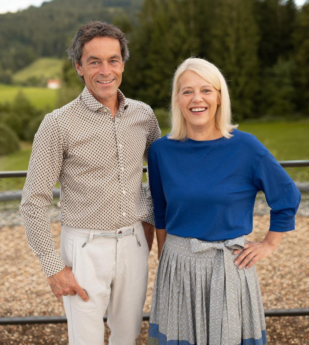 Gastgeber-Sandra-und-Frank-Uebelhoer-KraftquelleFANNY-Wellnesshotel-Allgaeu