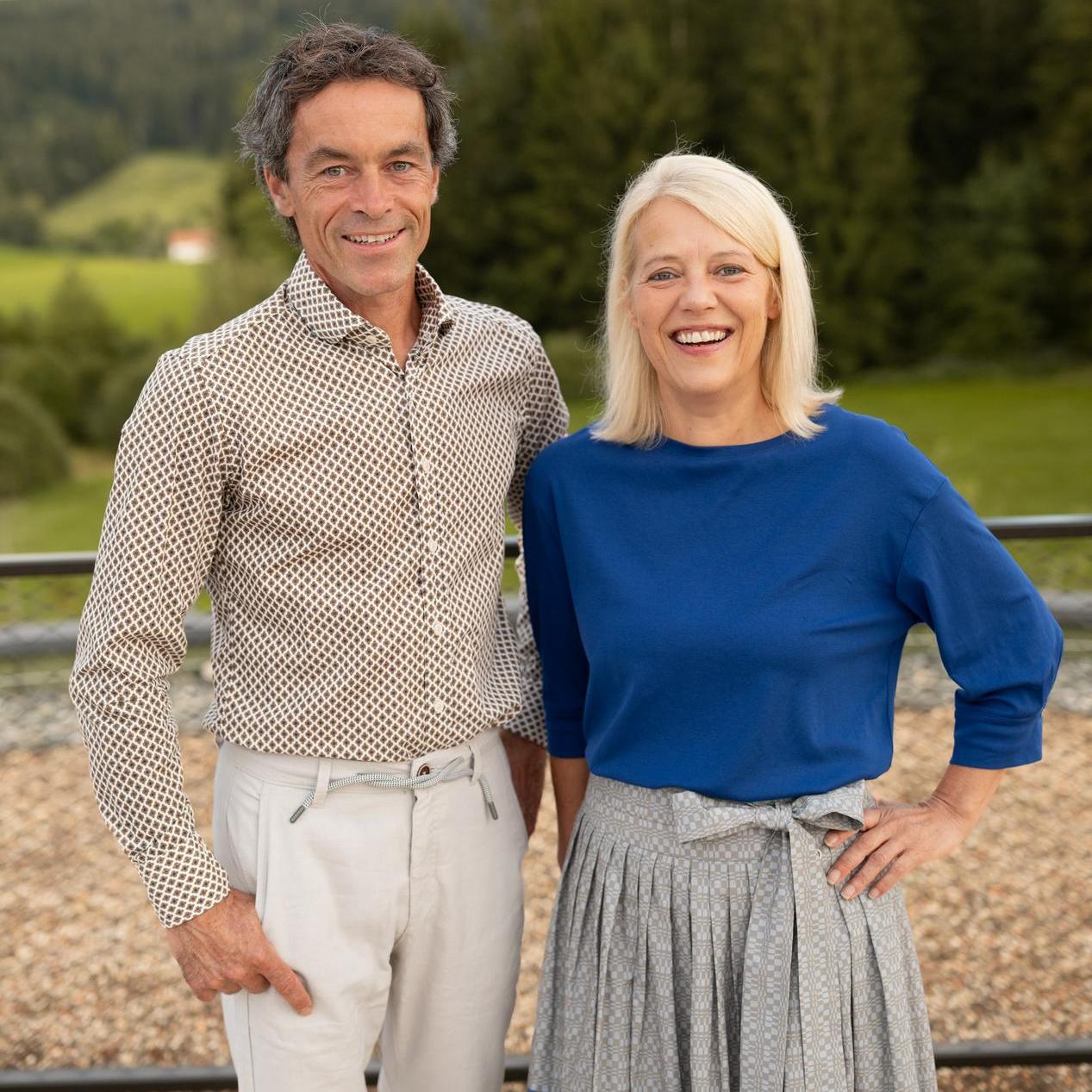 Gastgeber-Sandra-und-Frank-Uebelhoer-KraftquelleFANNY-Wellnesshotel-Allgaeu