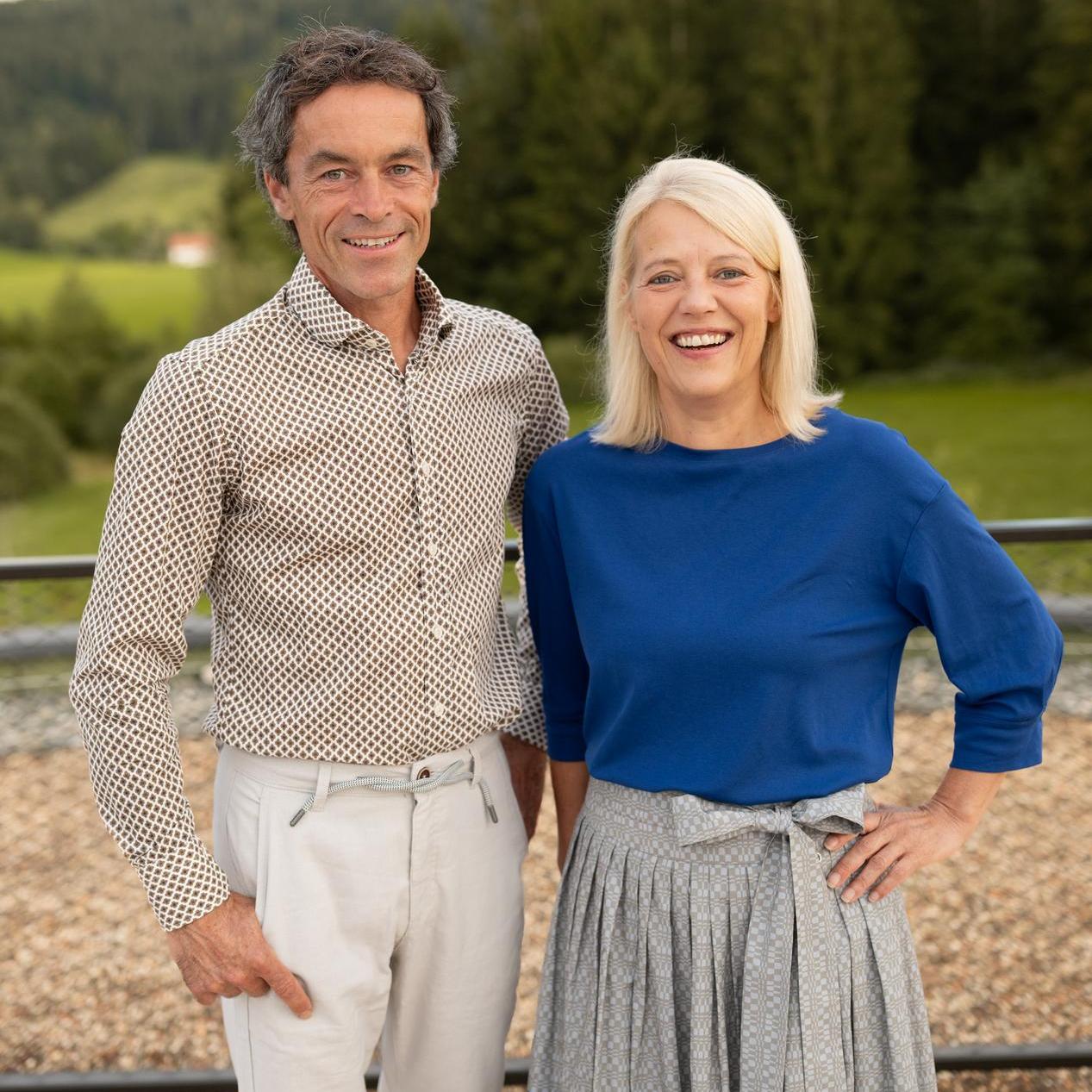 Gastgeber-Sandra-und-Frank-Uebelhoer-KraftquelleFANNY-Wellnesshotel-Allgaeu
