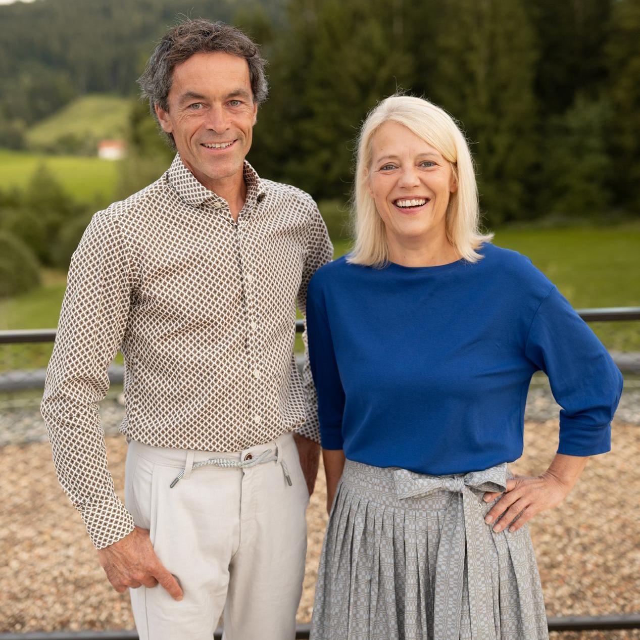 Gastgeber-Sandra-und-Frank-Uebelhoer-KraftquelleFANNY-Wellnesshotel-Allgaeu