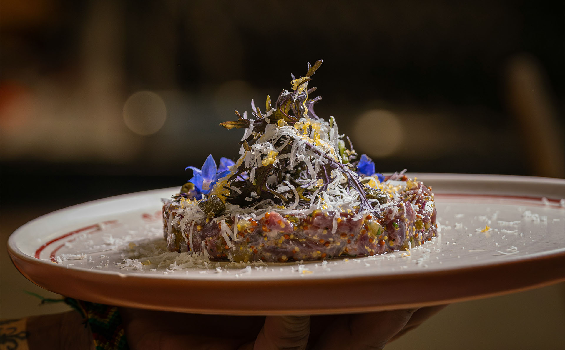 Tatar Vorspeise im Restaurant