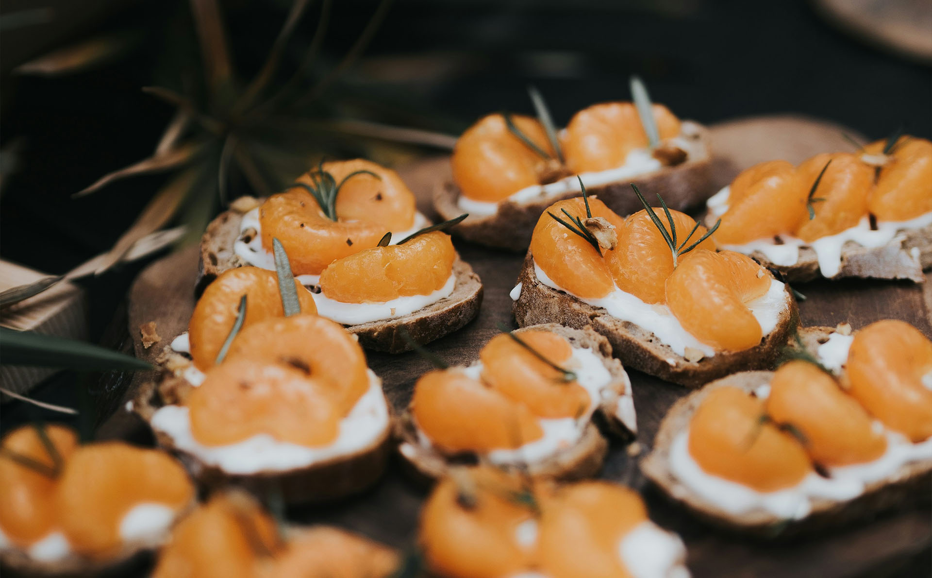 Fingerfood Häppchen im Restaurant Xaver
