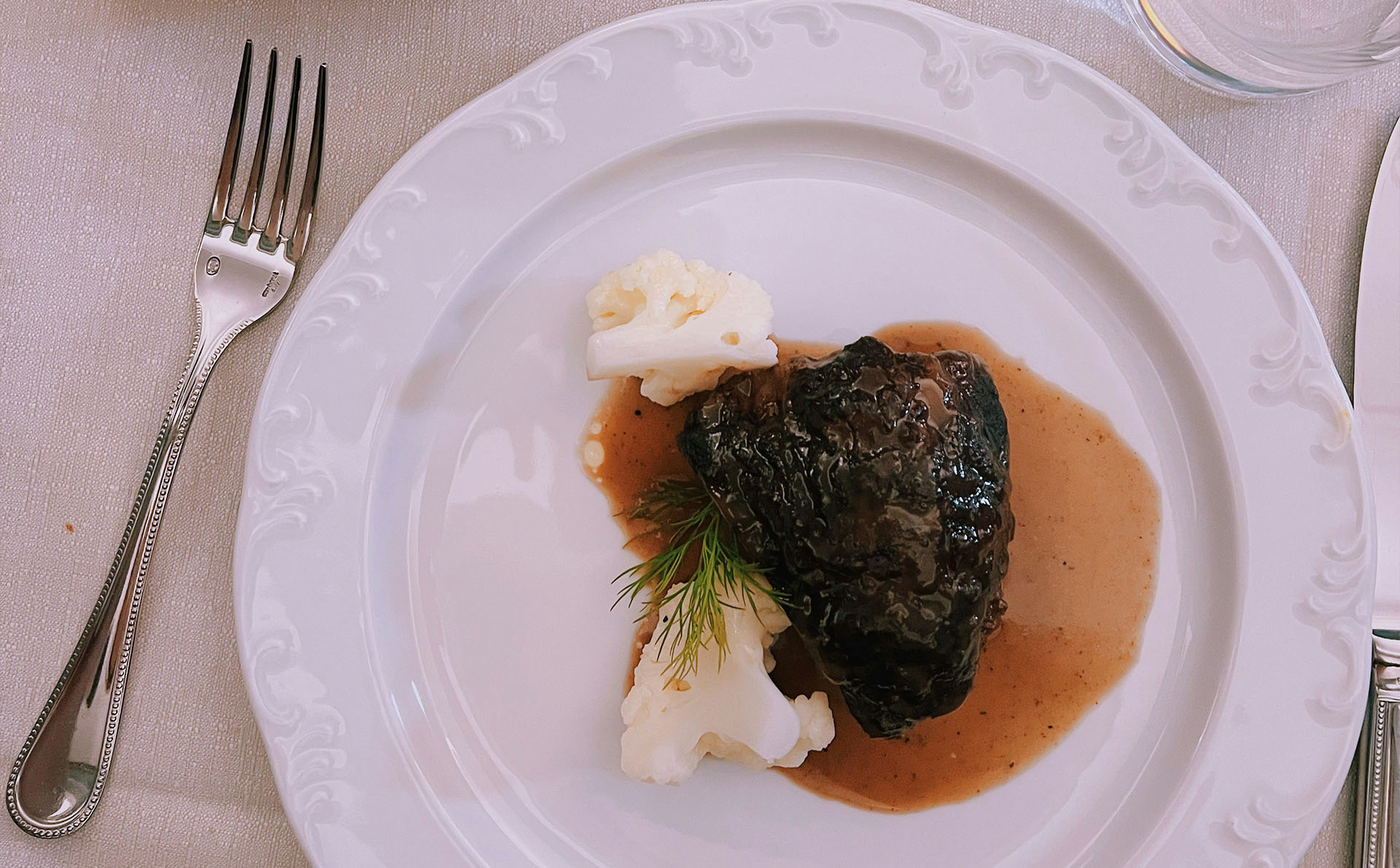 Rinderbraten Menü im Restaurant Fanny im Allgäu