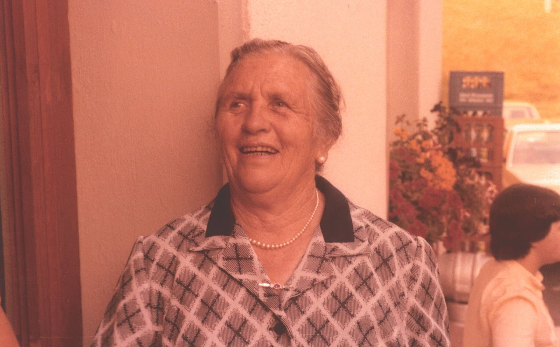 Porträt von Fanny Übelhör im Alter, historisches Familienfoto