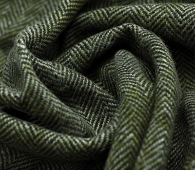 Stoffdetail in natürlichen Grüntönen